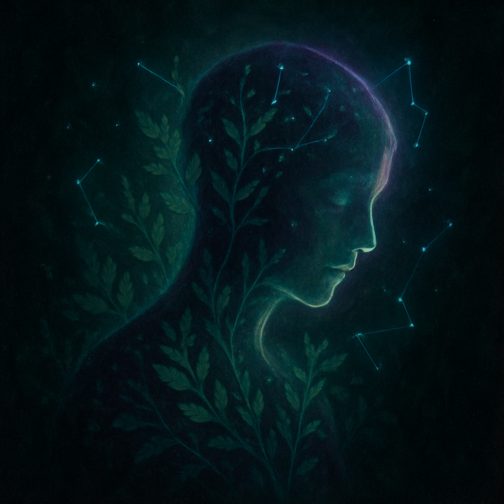 Abstract avatar representing the creative
